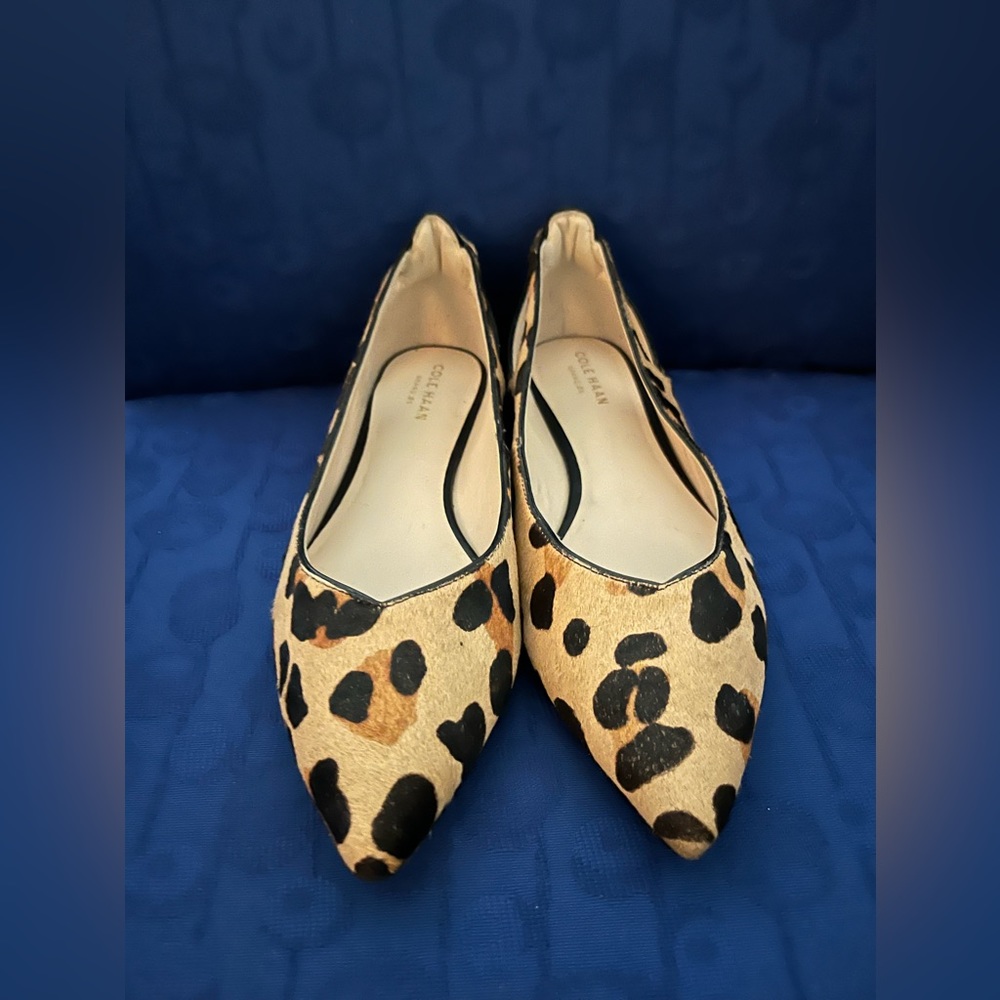 NEW - Cole Haan Ramsey Ballet Flat, Real Fur